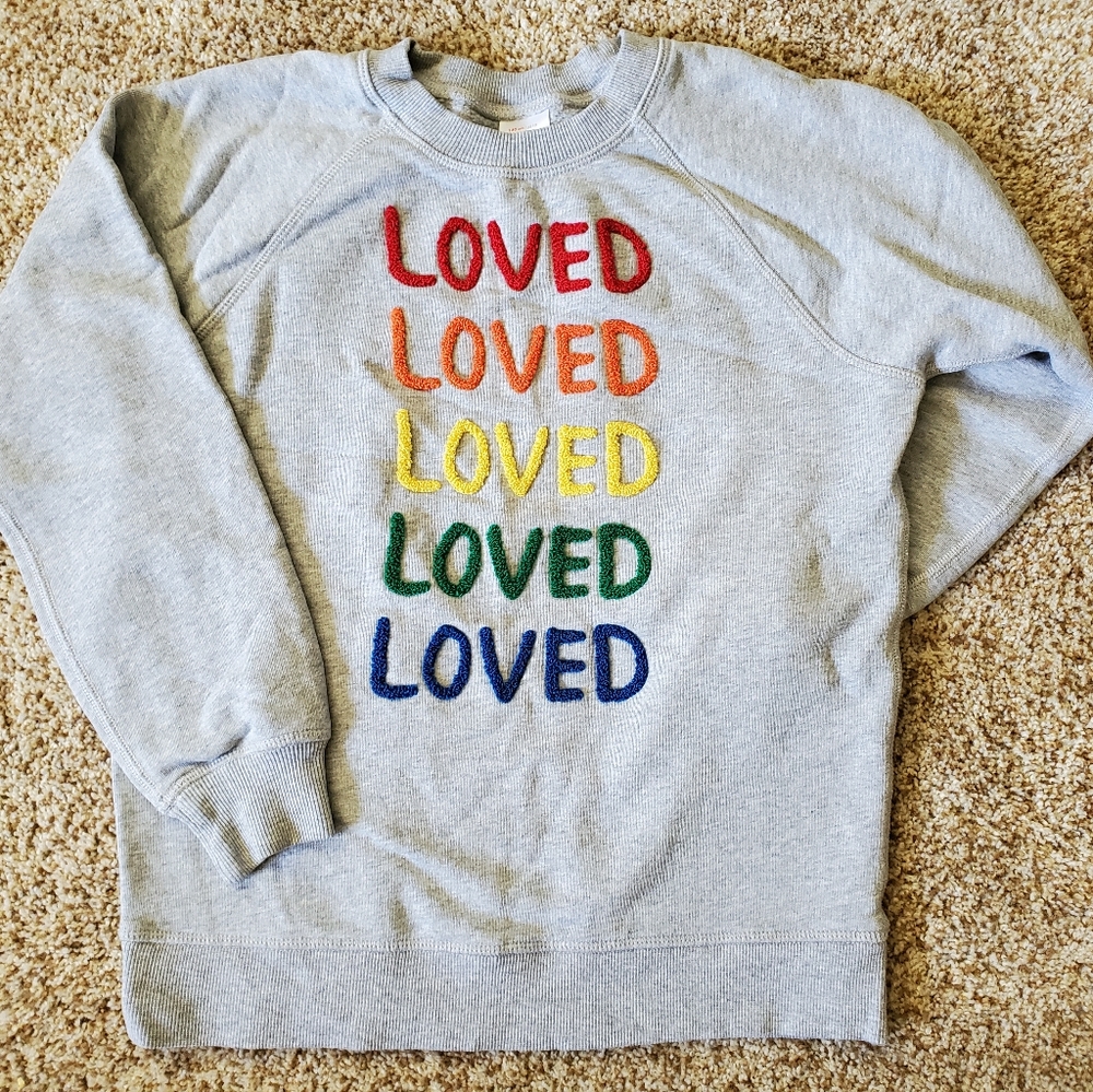 NWOT Hanna Andersson LOVED Sweatshirt